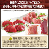 本マグロ中トロ・赤身セット　各100g　合計200g　 冷凍