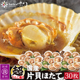 国産 片貝ほたて 殻付きホタテ 10枚～30枚