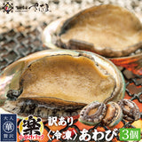 蝦夷アワビ 養殖  3個～9個 冷凍便