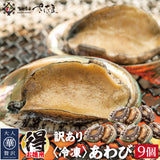 蝦夷アワビ 養殖  3個～9個 冷凍便