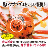 浜茹で 越前がに 選べるセット内容