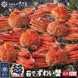 茹でズワイガニ６杯10人前 福井県越前市の魚屋 美味食卓さくだ屋